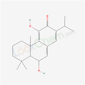 4,9-dihydroxy-4b,8,8-trimethyl-2-propan-2-yl-6,7,8a,9-tetrahydro-5H-phenanthren-3-one cas  19039-02-2