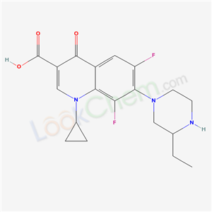 3-QUINOLINECARBOXYLIC ACID,1-CYCLOPROPYL-7-(3-ETHYL-(PIPERAZIN-1-YL))-6,8-DIFLUORO-1,4-DIHYDRO-4-OXO-