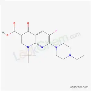 1-tert-butyl-7-(4-ethylpiperazin-1-yl)-6-fluoro-4-oxo-1,4-dihydro-1,8-naphthyridine-3-carboxylic acid