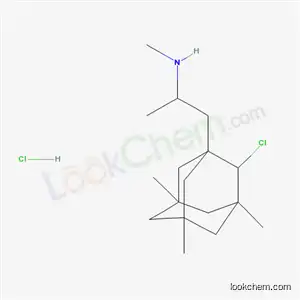 Molecular Structure of 52583-06-9 (1-(2-chloro-3,5,7-trimethyltricyclo[3.3.1.1~3,7~]dec-1-yl)-N-methylpropan-2-amine hydrochloride (1:1))