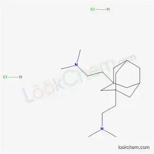 Molecular Structure of 52673-65-1 (1,3-BIS(2-DIMETHYLAMINOETHYL)-ADAMANTANE DIHYDROCHLORIDE			)