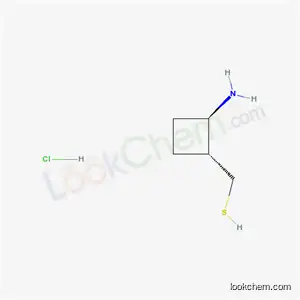 Molecular Structure of 55217-61-3 ([(1R,2R)-2-aminocyclobutyl]methanethiol hydrochloride (1:1))