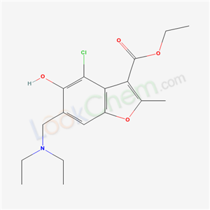 ethyl4-chloro-6-(diethylaminomethyl)-5-hydroxy-2-methyl-1-benzofuran-3-carboxylate