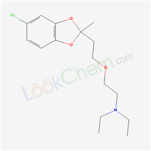 2-[2-(5-chloro-2-methyl-1,3-benzodioxol-2-yl)ethoxy]-N,N-diethylethanamine