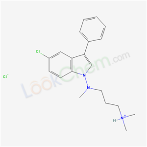 3-[(5-chloro-3-phenylindol-1-yl)-methylamino]propyl-dimethylazaniumchloride
