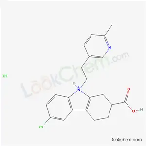 2-carboxy-6-chloro-9-[2-(6-methylpyridin-3-yl)ethyl]-2,3,4,9-tetrahydro-1H-carbazolium chloride