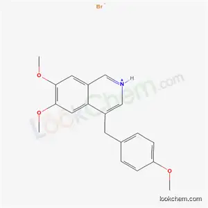 Molecular Structure of 61189-92-2 (6,7-dimethoxy-4-(4-methoxybenzyl)isoquinolinium bromide)