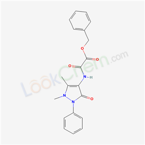 phenylmethyl2-[(1,5-dimethyl-3-oxo-2-phenylpyrazol-4-yl)amino]-2-oxoacetate