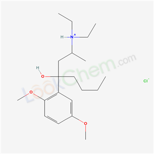 [4-(2,5-dimethoxyphenyl)-4-hydroxyoctan-2-yl]-diethylazanium chloride