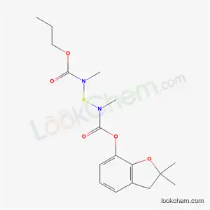 Molecular Structure of 65907-28-0 (2,2-dimethyl-2,3-dihydro-1-benzofuran-7-yl propyl sulfanediylbis(methylcarbamate))