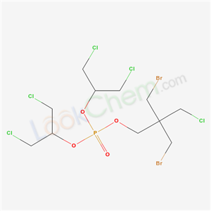 2,2-Bis(bromomethyl)-3-chloropropyl bis(2-chloro-1-(chloromethyl)ethyl) phosphate