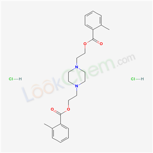 2-[4-[2-(2-methylbenzoyl)oxyethyl]piperazin-1-yl]ethyl 2-methylbenzoatedihydrochloride