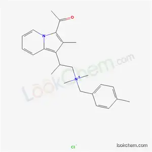 2-(3-acetyl-2-methylindolizin-1-yl)-N,N-dimethyl-N-(4-methylbenzyl)propan-1-aminium chloride