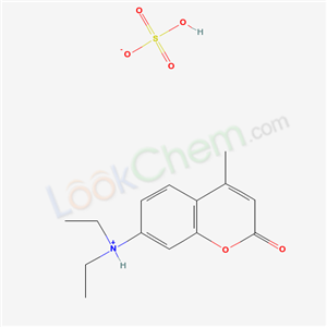 diethyl-(4-methyl-2-oxochromen-7-yl)azanium,hydrogen sulfate