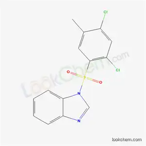 Molecular Structure of 6706-79-2 (1-[(2,4-dichloro-5-methylphenyl)sulfonyl]-1H-benzimidazole)