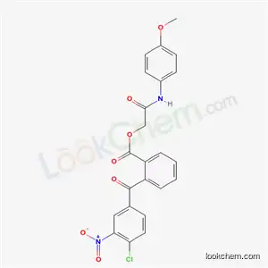 [2-(4-Methoxyanilino)-2-oxoethyl] 2-(4-chloro-3-nitrobenzoyl)benzoate