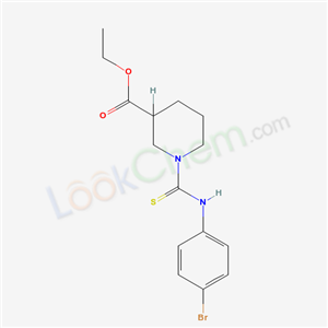 ethyl 1-[(4-bromophenyl)carbamothioyl]-3-piperidinecarboxylate