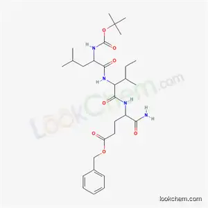 Molecular Structure of 5633-95-4 (benzyl N-(tert-butoxycarbonyl)leucylisoleucyl-alpha-glutaminate)
