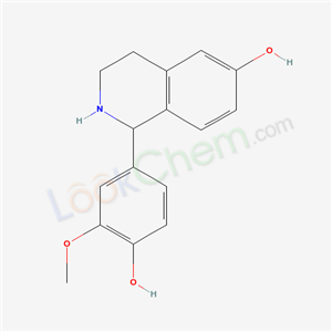 1-(4-hydroxy-3-methoxy-phenyl)-1,2,3,4-tetrahydroisoquinolin-6-ol