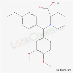 1-[(3,4-dimethoxyphenyl)-(4-ethylphenyl)methyl]piperidine-2-carboxylic Acid