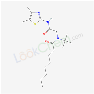 N-[(4,5-dimethyl-1,3-thiazol-2-yl)carbamoylmethyl]-N-tert-butyl-octanamide