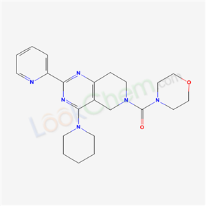 morpholin-4-yl-[7-(1-piperidyl)-9-pyridin-2-yl-4,8,10-triazabicyclo[4.4.0]deca-7,9,11-trien-4-yl]methanone