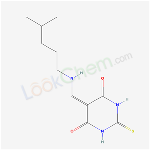 5-[(4-methylpentylamino)methylidene]-2-sulfanylidene-1,3-diazinane-4,6-dione