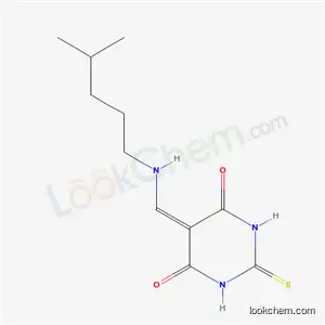 5-[(4-Methylpentylamino)methylidene]-2-sulfanylidene-1,3-diazinane-4,6-dione