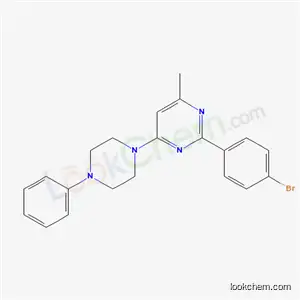 2-(4-Bromophenyl)-4-methyl-6-(4-phenylpiperazin-1-yl)pyrimidine
