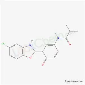 N-[(3Z)-3-(5-chloro-3H-benzooxazol-2-ylidene)-4-oxo-1-cyclohexa-1,5-dienyl]-2-methyl-propanamide