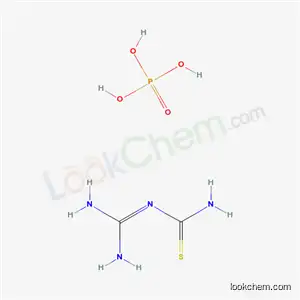 Molecular Structure of 6291-78-7 (1-(diaminomethylidene)thiourea phosphate)