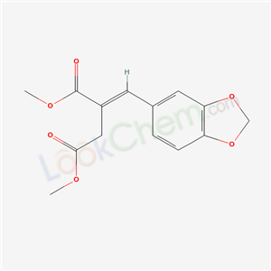 dimethyl (2E)-2-(benzo[1,3]dioxol-5-ylmethylidene)butanedioate cas  5447-44-9