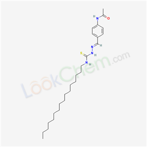 N-[4-[(Z)-(hexadecylthiocarbamoylhydrazinylidene)methyl]phenyl]acetamide cas  6277-22-1