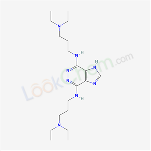 N,N-bis(3-diethylaminopropyl)-3,4,7,9-tetrazabicyclo[4.3.0]nona-2,4,7,10-tetraene-2,5-diamine cas  3438-70-8