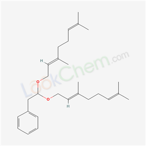 Benzene, (2,2-bis((3,7-dimethyl-2,6-octadienyl)oxy)ethyl)-