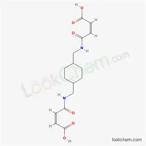 Molecular Structure of 66421-54-3 ((Z)-3-[[4-[[[(Z)-3-carboxyprop-2-enoyl]amino]methyl]cyclohexyl]methylcarbamoyl]prop-2-enoic acid)