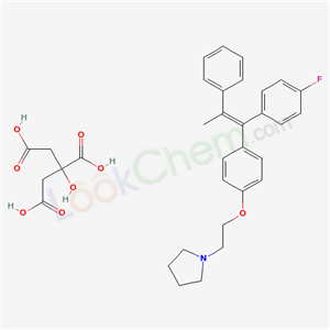 1-[2-[4-[(Z)-1-(4-Fluorophenyl)-2-phenyl-prop-1-enyl]phenoxy]ethyl]pyrrolidine; 2-hydroxypropane-1,2,3-tricarboxylic acid