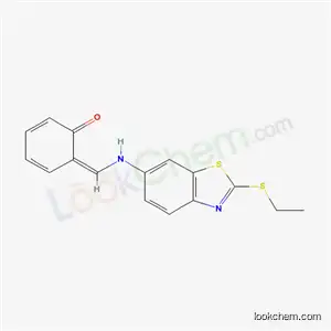 Molecular Structure of 76383-08-9 ((6Z)-6-({[2-(ethylsulfanyl)-1,3-benzothiazol-6-yl]amino}methylidene)cyclohexa-2,4-dien-1-one)