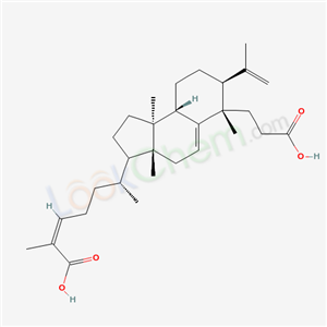 (24Z)-3,4-Secolanosta-4(28),9(11),24-triene-3,26-dioic acid