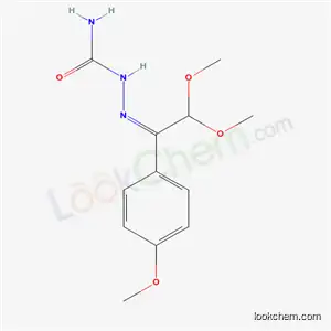 Molecular Structure of 7598-68-7 ([[2,2-Dimethoxy-1-(4-methoxyphenyl)ethylidene]amino]urea)