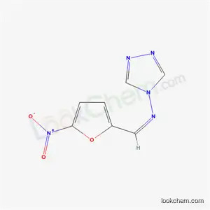Molecular Structure of 13185-22-3 (N-[(5-Nitro-2-furanyl)methylene]-4H-1,2,4-triazol-4-amine)