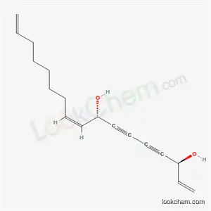 Molecular Structure of 63898-22-6 (1,9,16-Heptadecatriene-4,6-diyne-3,8-diol)