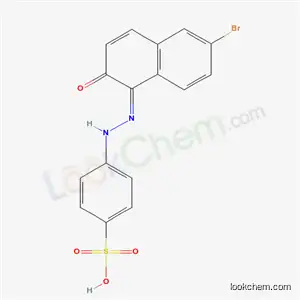 Molecular Structure of 7253-83-0 (4-[(2Z)-2-(6-bromo-2-oxonaphthalen-1(2H)-ylidene)hydrazino]benzenesulfonic acid)