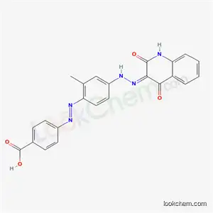 4-[(E)-{4-[(2Z)-2-(2,4-dioxo-1,4-dihydroquinolin-3(2H)-ylidene)hydrazinyl]-2-methylphenyl}diazenyl]benzoic acid