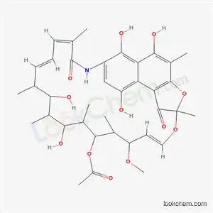 Molecular Structure of 15105-92-7 (Rifamycin SV)