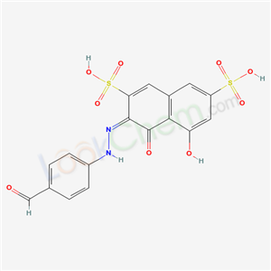 2, 7-Naphthalenedisulfonic acid, 3-[ (4-formylphenyl)azo]-4, 5-dihydroxy-, disodium salt cas  5850-58-8