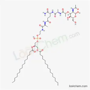 Molecular Structure of 83461-56-7 (N-Acetylmuramyl-alanyl-isoglutaminyl-alanyl-sn-glycero-3-phosphoethano lamine)