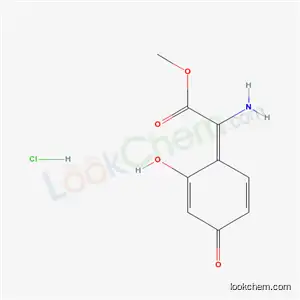 Benzeneacetic acid, 2,4-dihydroxy-alpha-imino-, methyl ester, hydrochloride