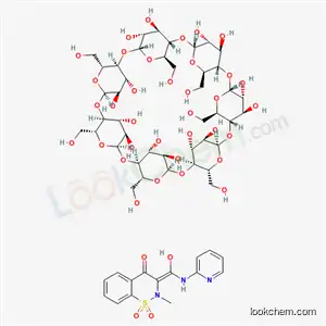 Molecular Structure of 96684-39-8 (piroxicam-beta-cyclodextrin)
