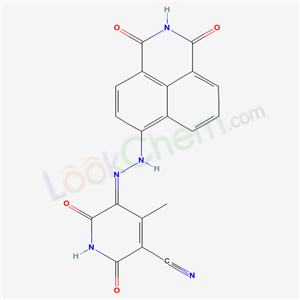 5-((2,3-Dihydro-1,3-dioxo-1H-benz(de)isoquinolin-6-yl)azo)-1,2-dihydro-6-hydroxy-4-methyl-2-oxonicotinonitrile